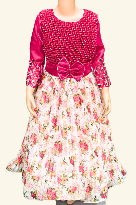 Full Frock Party Wear 30