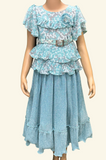 Printed Balloon Full Frock-27