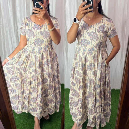 Premium Vatican Cotton Maxi ( with cotton Lining ) Feeding/Non Feeding FC0079