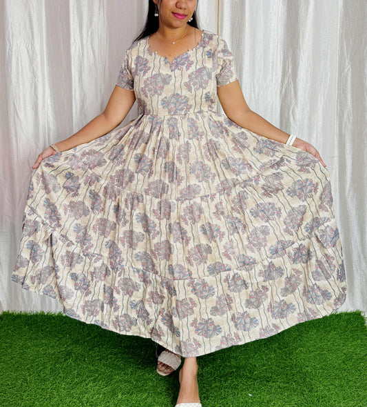 Premium Vatican Cotton Maxi ( with cotton Lining ) Feeding/Non Feeding FC0079