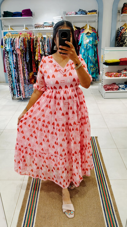 Georgette Maxi (Non-Feeding) With Lining