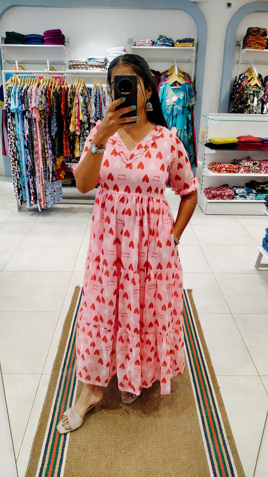 Georgette Maxi (Non-Feeding) With Lining