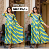 Feeding Partywear Flared Gown