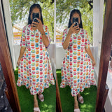 Feeding/Maternity- Pure cotton Aline dress in 5 COLOURS