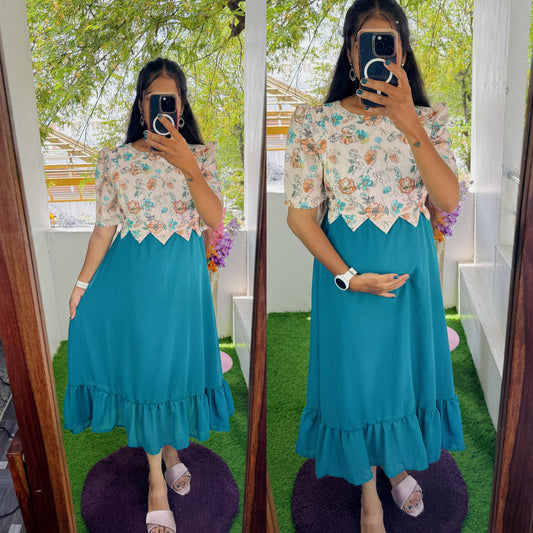 Feeding-Pretty Mix and Match Dress(With Lining) FC0227