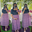 New Feeding/Maternity Popcorn Western dress(Free scrunchie)