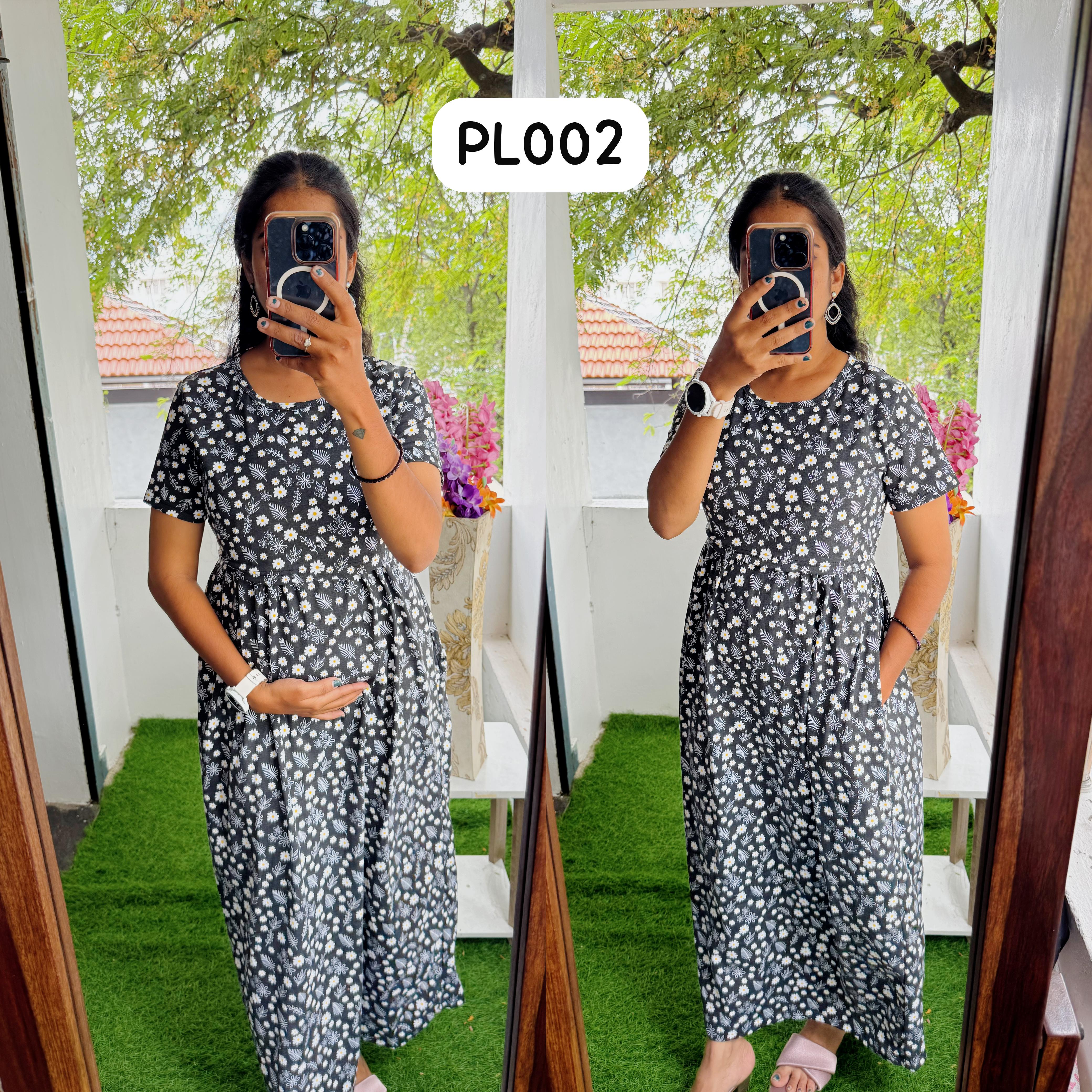 NEW Zipless maternity/feeding Loungewear Maxi Length,Buy 3 @1000+ship extra