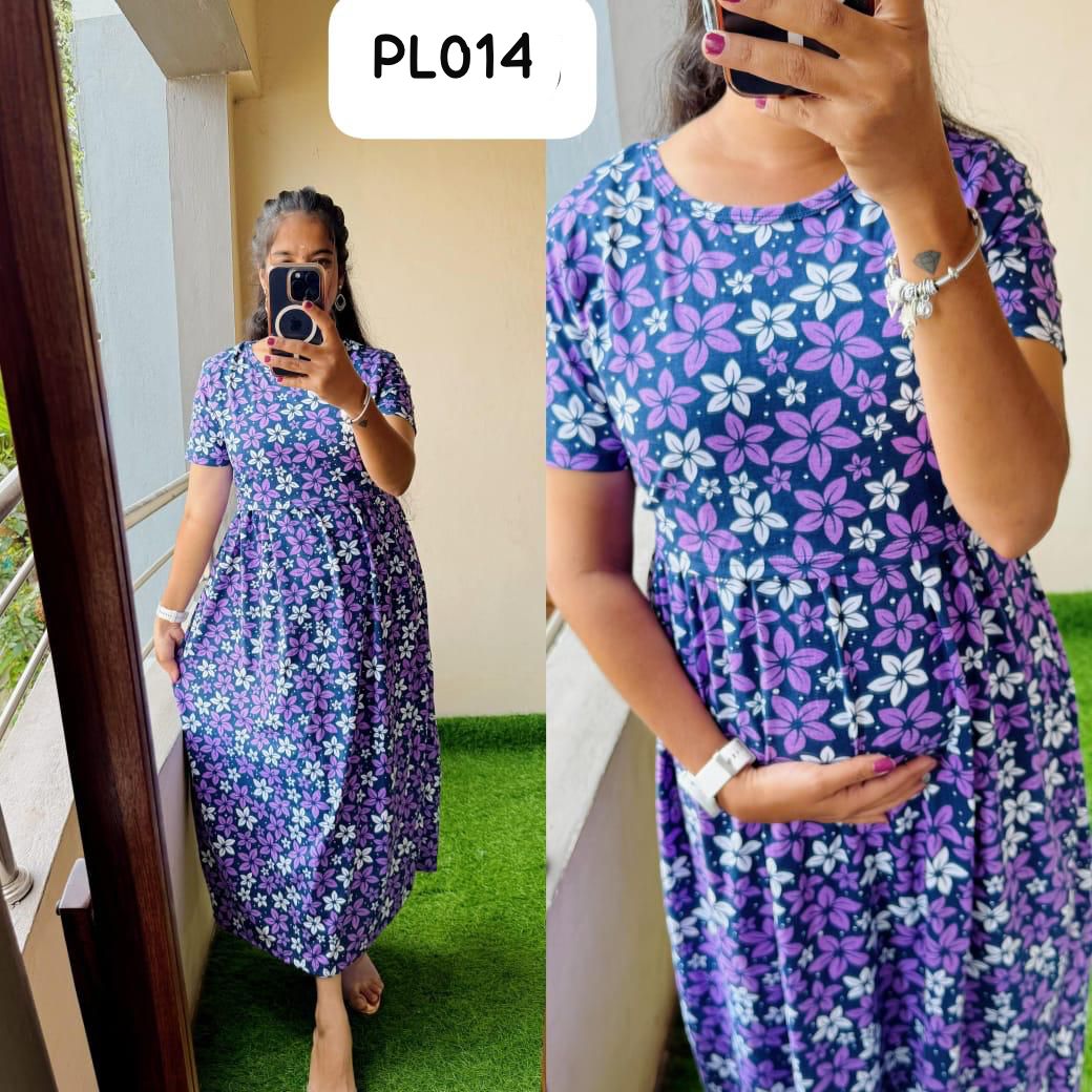 NEW Zipless maternity/feeding Loungewear Maxi Length,Buy 3 @1000+ship extra