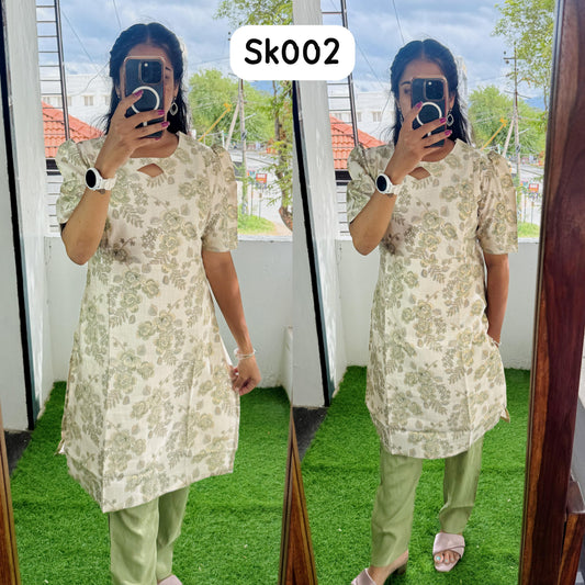 Feeding Vatican Printed Top and bottom Set(with Lining) FC0112