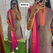NT012- Premium Mangalagiri Cotton Salwar Set-(Top,Bottom,Duppatta)- Feeding/Non Feeding