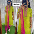 NT001- Premium Mangalagiri Cotton Salwar Set-(Top,Bottom,Duppatta)- Feeding/Non Feeding
