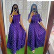Raw Silk Maxi with Detachable Overcoat- Feeding/Non Feeding