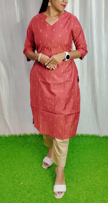 Premium Raw Silk Salwar Set-(Top,Bottom,Duppatta)- Feeding/Non Feeding FC0266