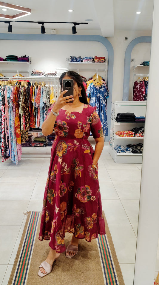 Premium Mul Chanderi Feeding Dress | Size M-3XL
