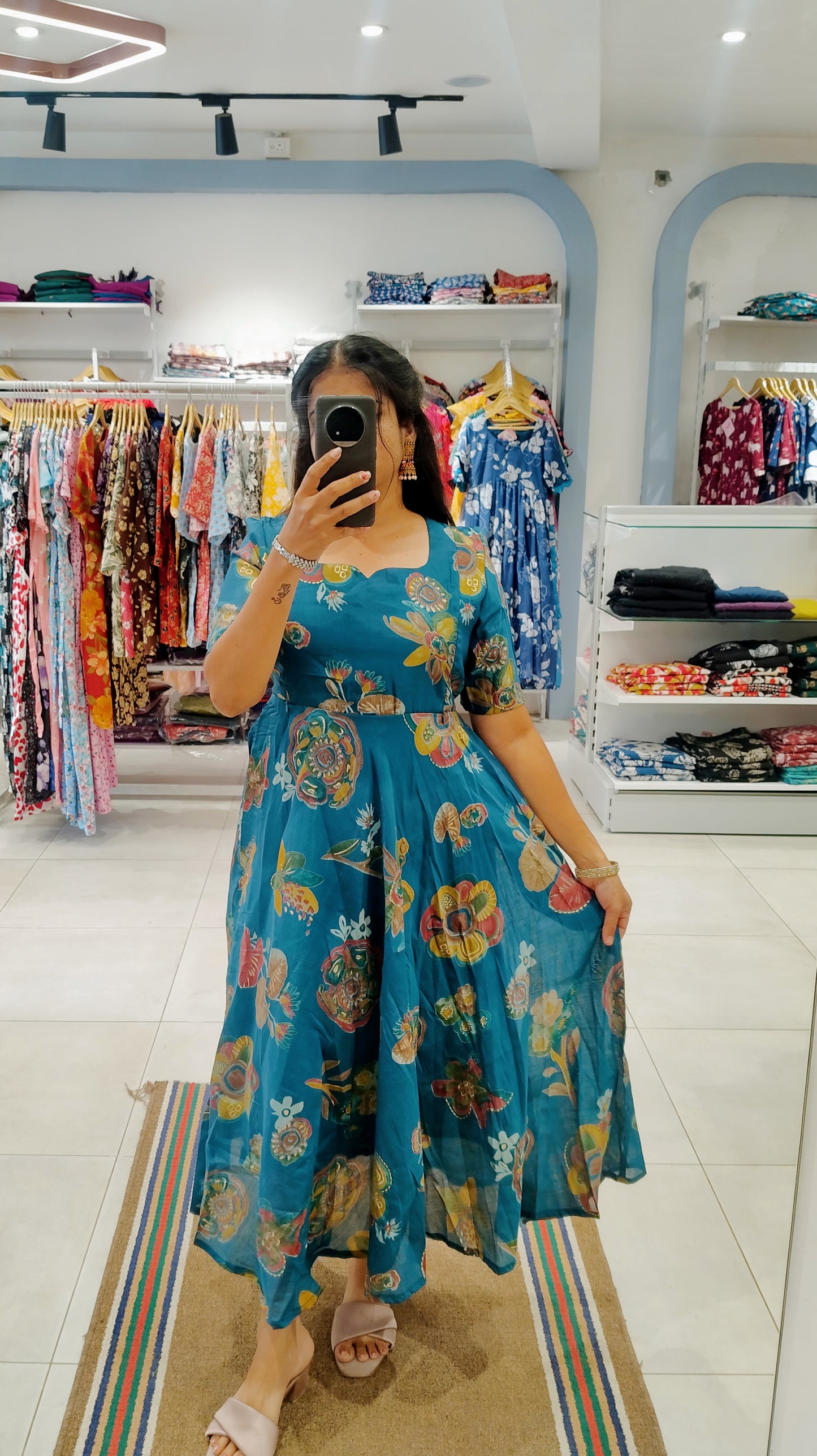 Premium Mul Chanderi Feeding Dress | Size M-3XL