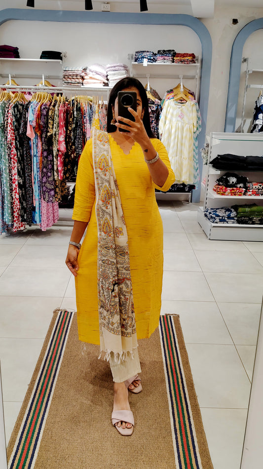 Premium Ethnic Salwar Set-(Top,Bottom,Duppatta)-Non Feeding Only