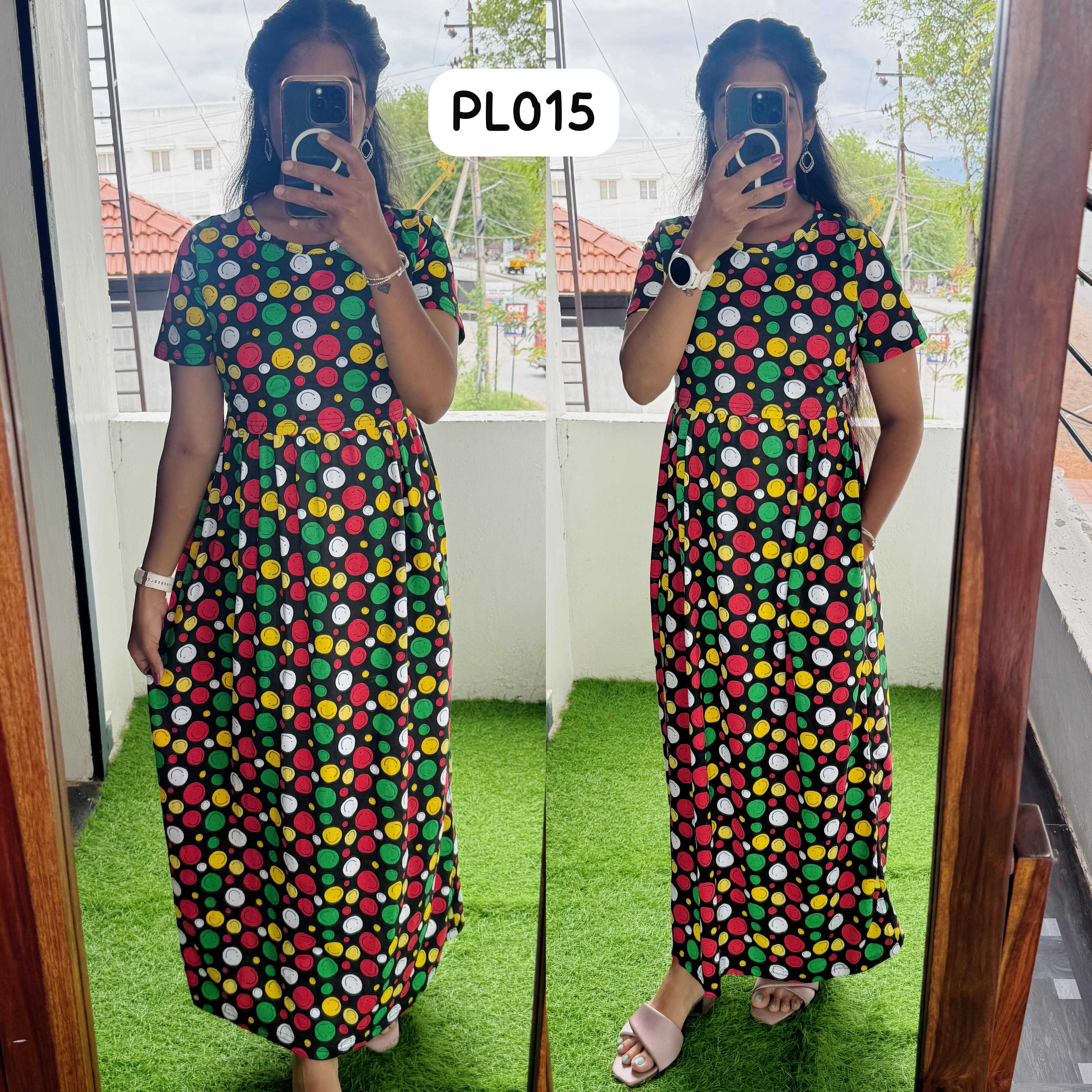 PL015 Zipless maternity/feeding Loungewear Maxi Pull up Model Buy 3@1200 free ship