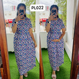 PL022 Zipless maternity/feeding Loungewear Maxi Pull up Model Buy 3@1200 free ship
