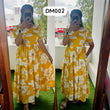 DM002 Feeding/Non Feeding Premium 3 tier Delta crepe Maxi ( with Lining )