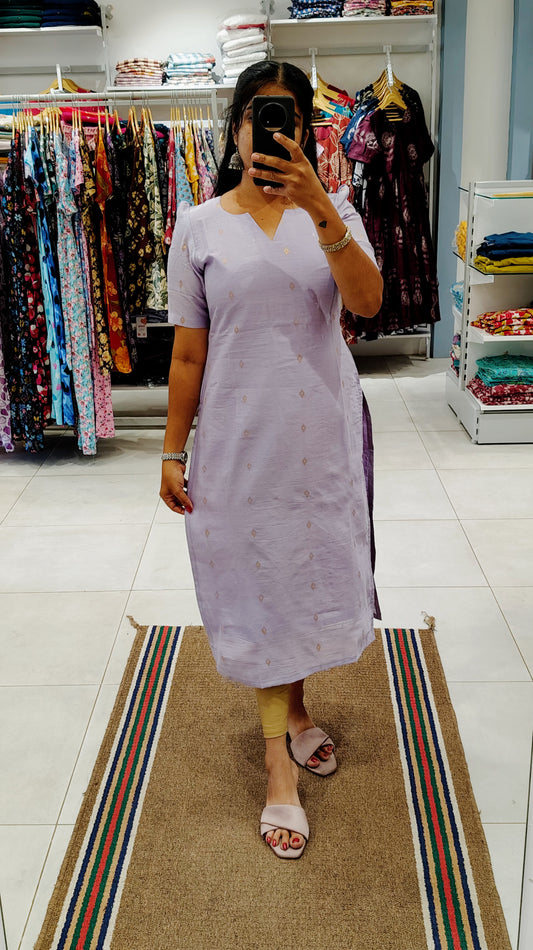 Premium Raw Silk Kurti (With Lining) Non-Feeding