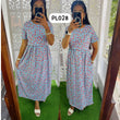 PL028 Buy 3@1200 free ship- Zipless maternity/feeding Loungewear Maxi Pull up Model