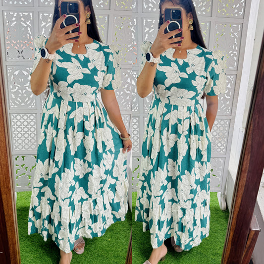 Feeding/Non Feeding Premium Cotton Flex Maxi ( with cotton Lining ) FC0145