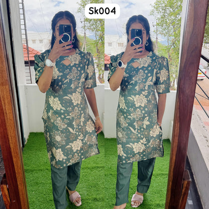 Feeding Vatican Printed Top and bottom Set(with Lining)FC0114
