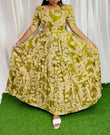 FESTIVE SPECIAL Feeding/Non feeding- Premium Vatican Fabric 3-tier Maxi with Chest lining 004