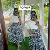 New Feeding/Maternity Popcorn Western dress(Free scrunchie)