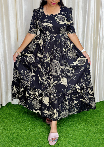 Premium Cotton Maxi ( with cotton Lining ) [Exclusive Non Feeding]