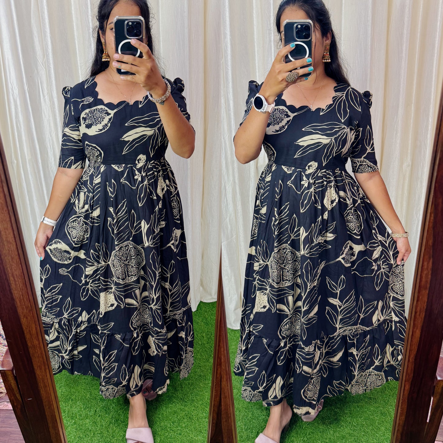 Premium Cotton Maxi ( with cotton Lining ) [Exclusive Non Feeding]