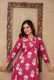 Feeding/Non Feeding Coords- Pure Cotton Kurti and Pant (Without Lining)