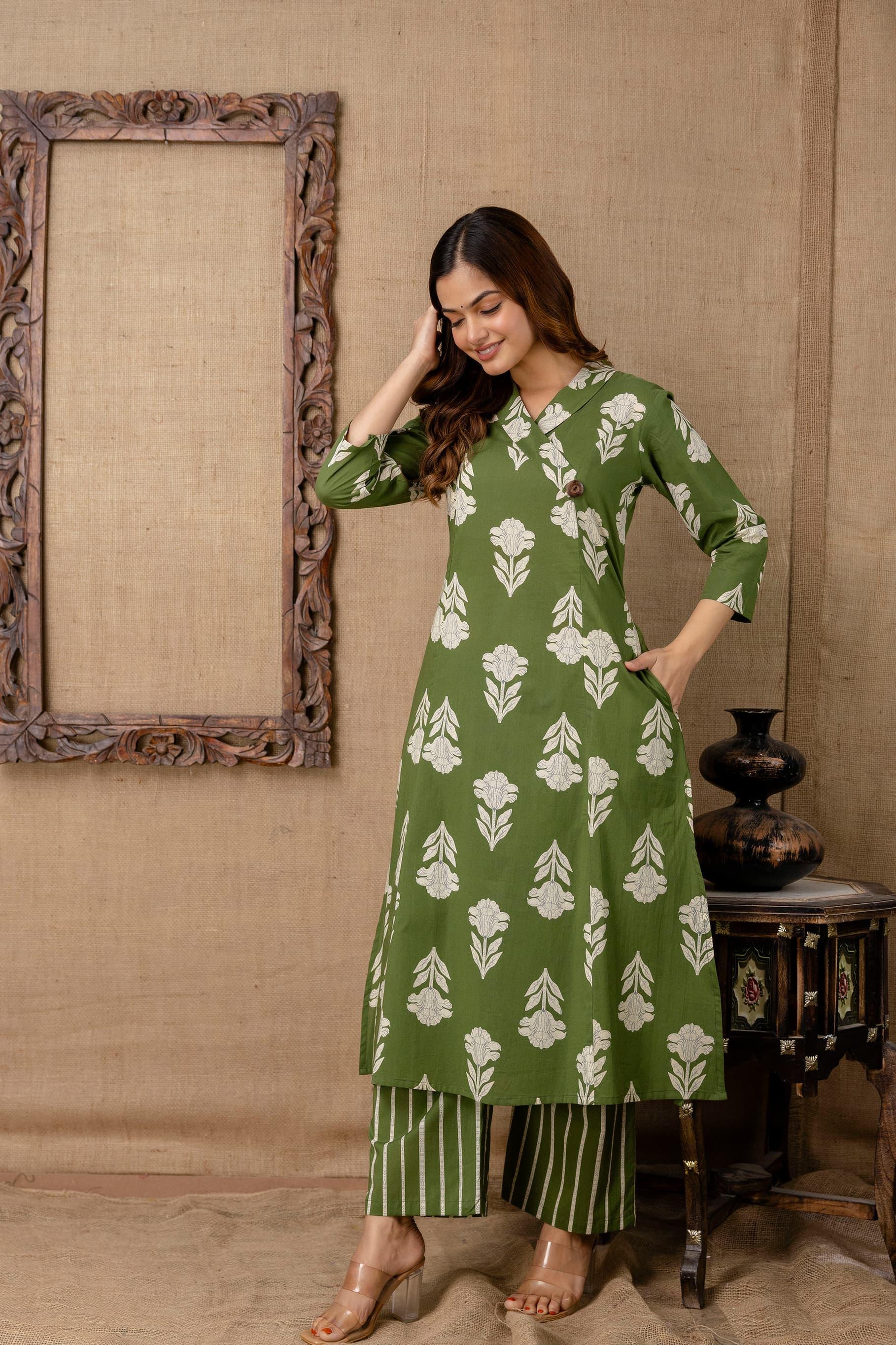 Feeding/Non Feeding Coords- Pure Cotton Kurti and Pant (Without Lining)