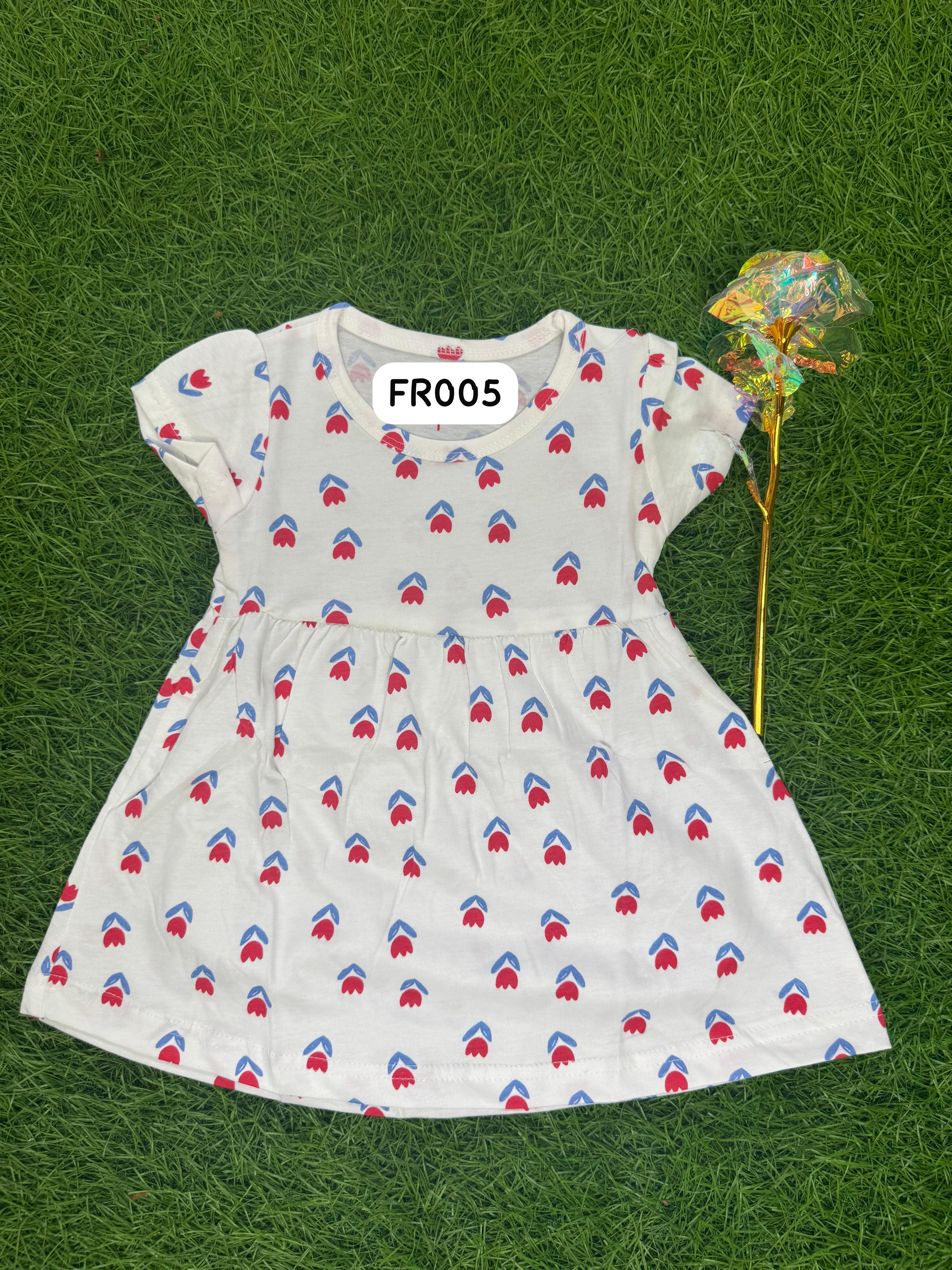 Pack of 5 @ 599 free ship. Adorable Baby frocks ❤️ Random 5 prints