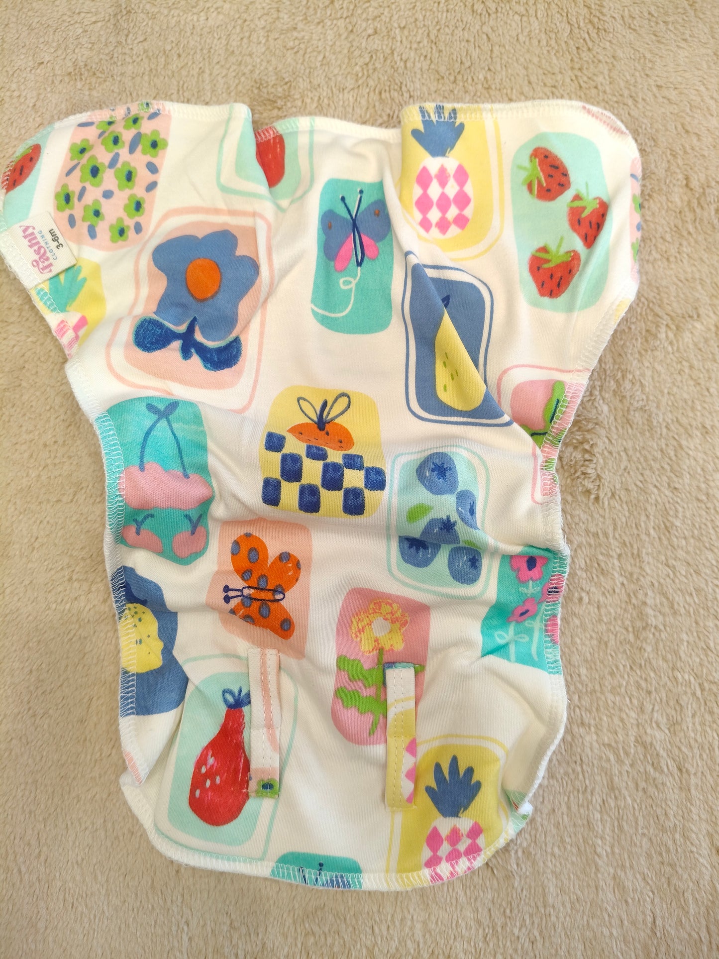 Reusable PaddedNappies for Babies(Pack of 3) Print will Vary
