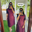 Raw Silk Kurti with cotton Lining (Non Feeding)