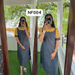 Raw Silk Kurti with cotton Lining (Non Feeding)004