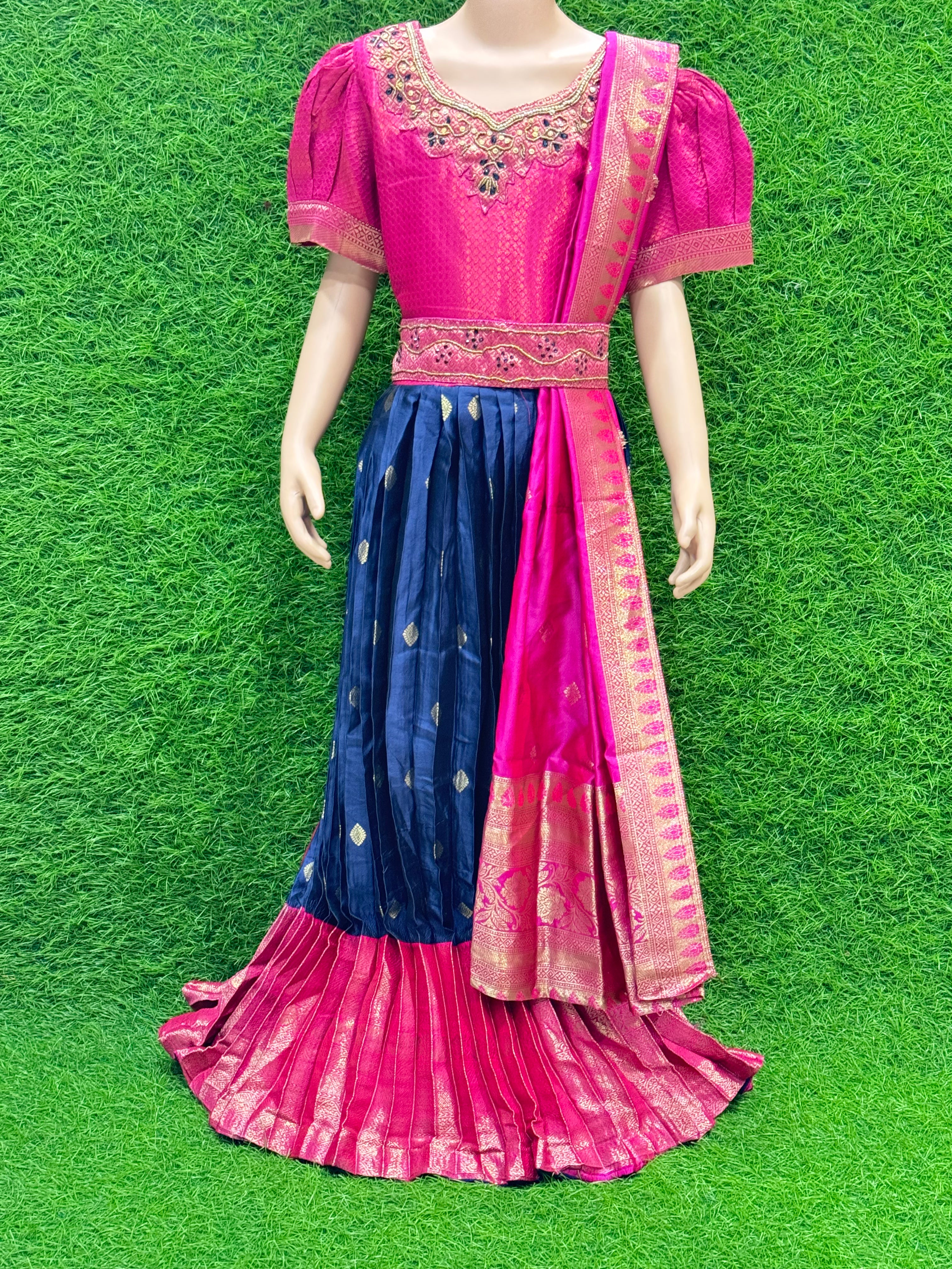 Pattu Full Frock Set