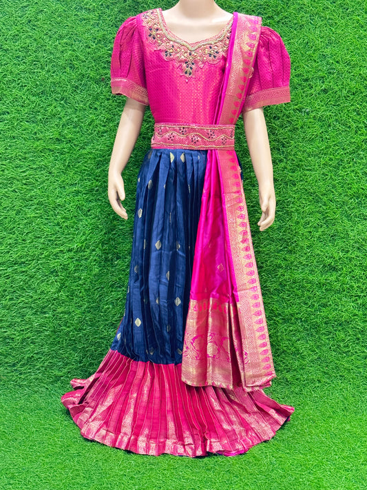 Pattu Full Frock Set
