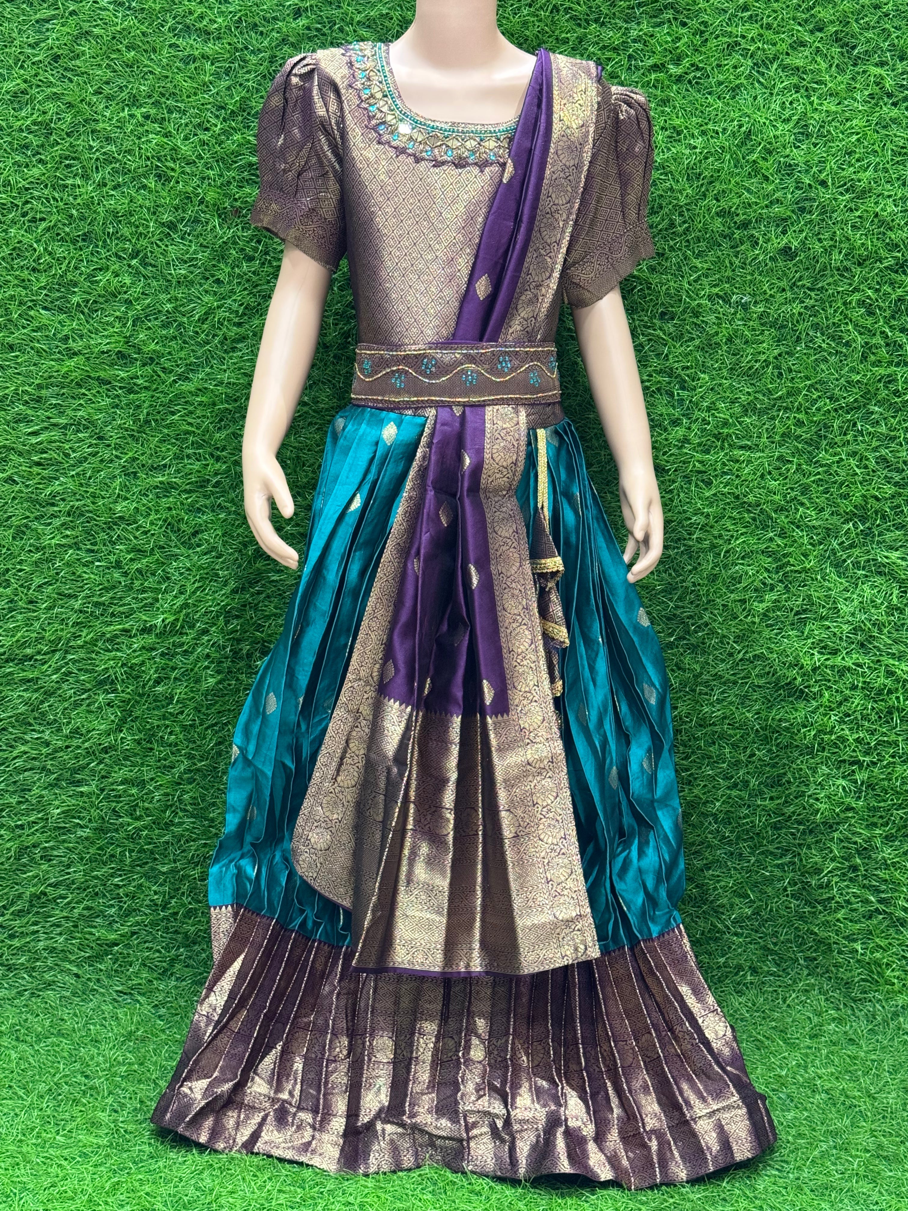 Pattu Full Frock Set