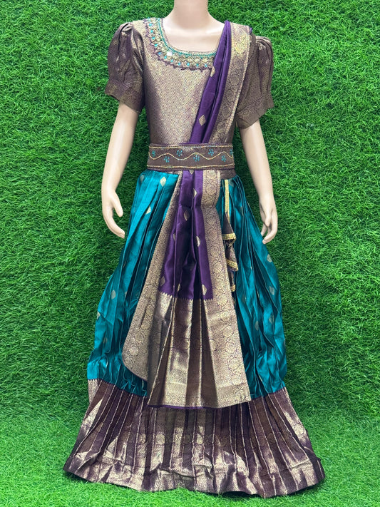 Pattu Full Frock Set