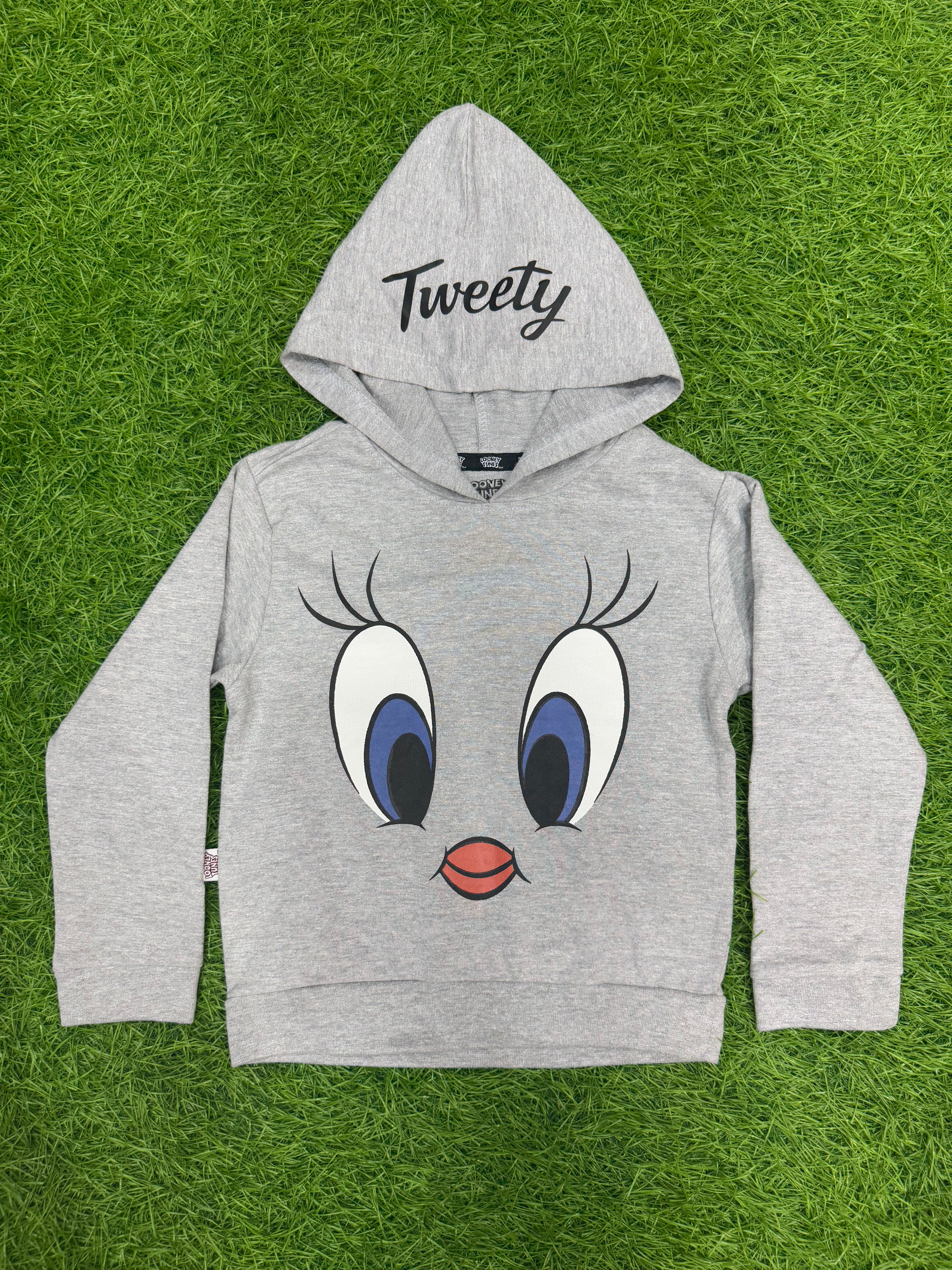 Gray Eye Printed Hoodie