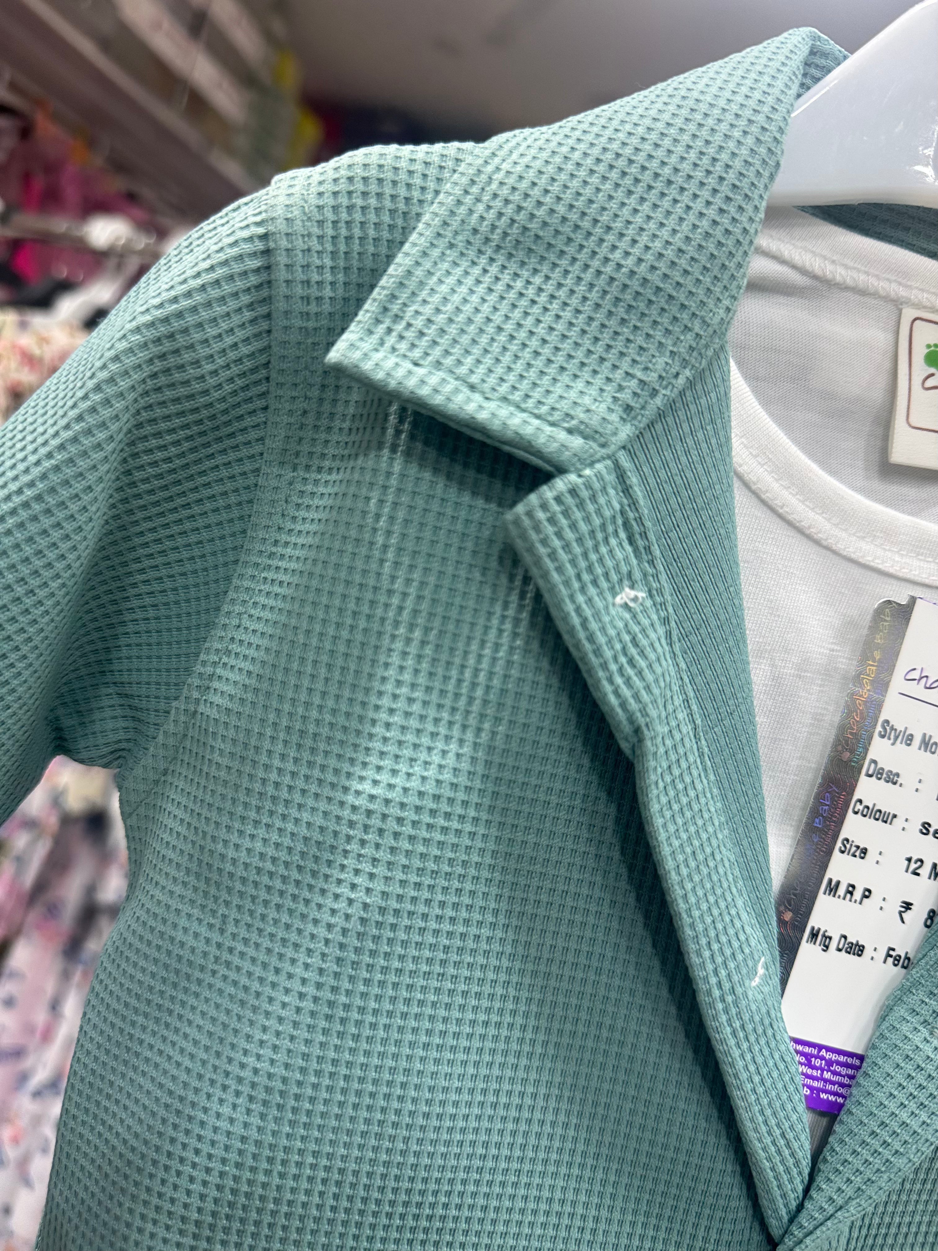 3 Piece Set for our Toddlers | Pista Green color