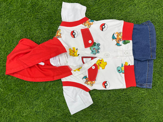 Pokemon Hoodie Type Set For Toddlers