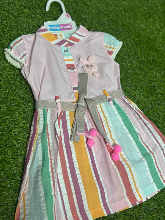 Multi Color Frock for Toddlers