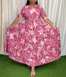 FESTIVE SPECIAL Feeding/Non feeding- Premium Vatican Fabric 3-tier Maxi with Chest lining 009