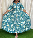 FESTIVE SPECIAL Feeding/Non feeding- Premium Vatican Fabric 3-tier Maxi with Chest lining 008