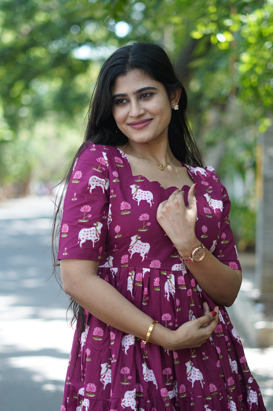 Premium Cotton Maxi ( with cotton Lining ) [Exclusive Non-Feeding]
