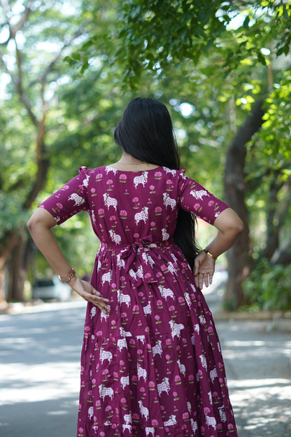 Premium Cotton Maxi ( with cotton Lining ) [Exclusive Non-Feeding]
