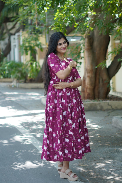 Premium Cotton Maxi ( with cotton Lining ) [Exclusive Non-Feeding]